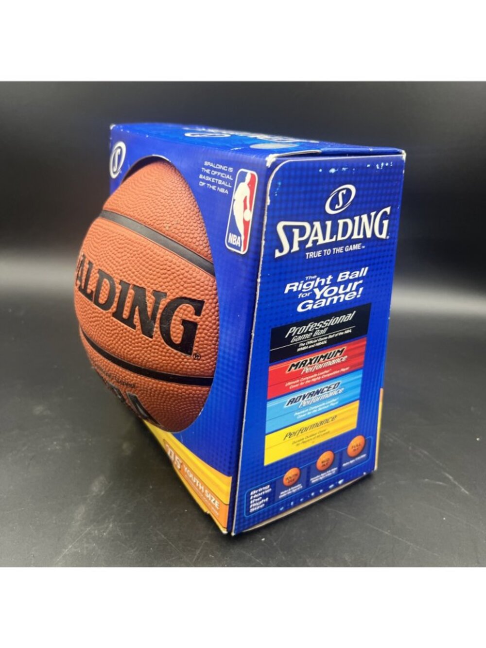 Vtg Spalding NBA Youth Outdoor Basketball - Size 5 (27.5) NIB - David Stern - Picture 2 of 10